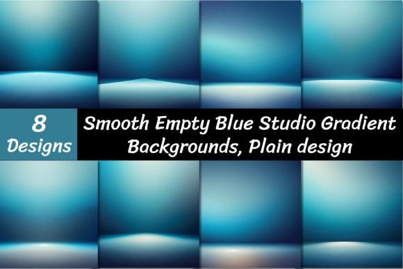 Download Empty Blue Studio Gradient Backgrounds - Background Collection