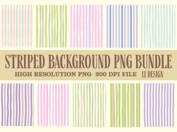 Download Striped Background PNG Bundle - Background Collection