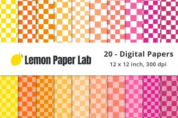 Download Warm Checkered Digital Background Papers - Background Collection