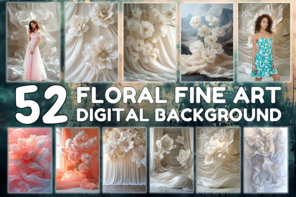 Download Floral Fine Art Digital Backgrounds - Background Collection
