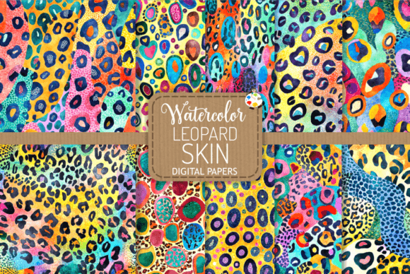 Download Funky Leopard Skin Background Patterns - Background Collection