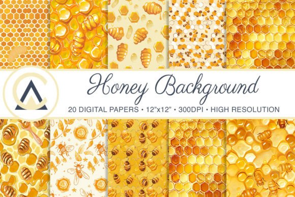 Download Honeycomb Honey Bee Background Seamless - Background Collection