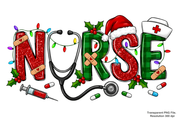 Download Nurse Christmas PNG, Merry Christmas PNG - Merry Collection