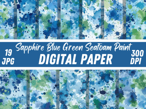 Download Sapphire Blue Green Seafoam Backgrounds - Background Collection