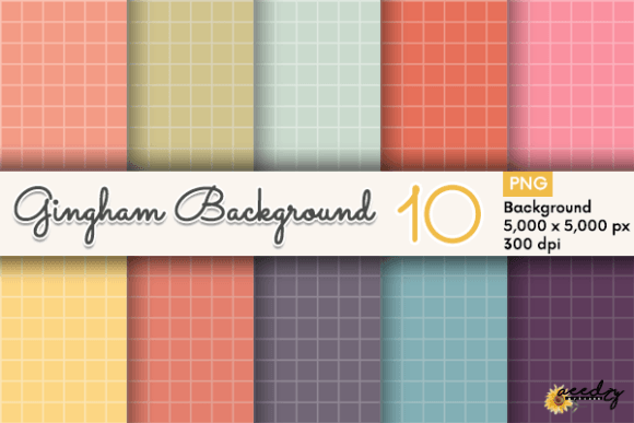Download Mix Color Gingham Background - Background Collection