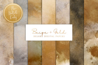 Download Beige &amp; Gold Digital Backgrounds - Background Collection