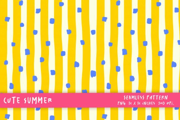 Download Cute Summer Yellow Striped Background - Background Collection