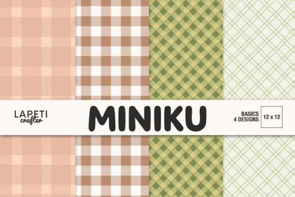 Download Vintage Gingham Background Papers - Background Collection