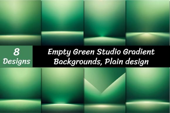 Download Empty Green Studio Gradient Backgrounds - Background Collection