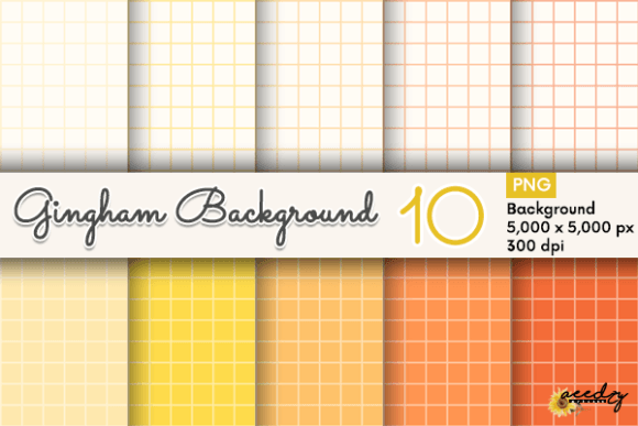 Download Orange Gingham Background - Background Collection