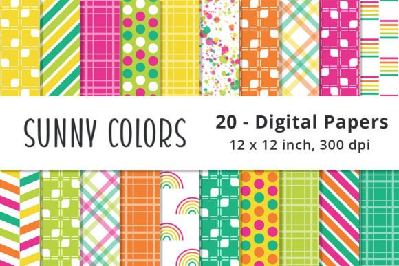 Download Sunny Color Background Scrapbook Paper - Background Collection
