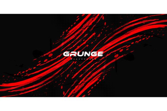 Download Abstract Red and Black Brush Background - Background Collection