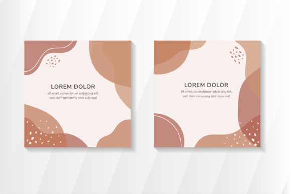 Download Organic Brown Square Banner Background - Background Collection