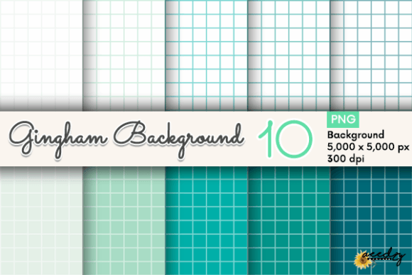 Download Teal Gingham Background - Background Collection