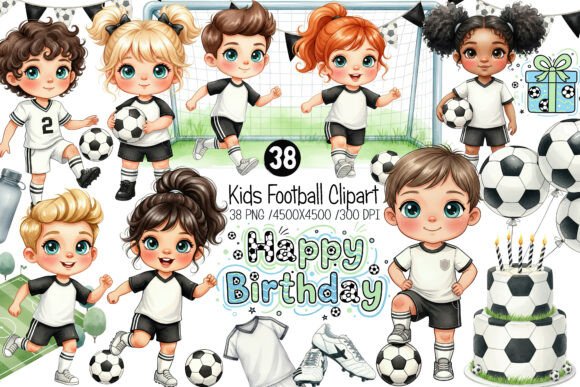 Download Kids Soccer Clipart, Football Clipart - Kids Collection